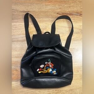 Disney Black Drawstring Backpack